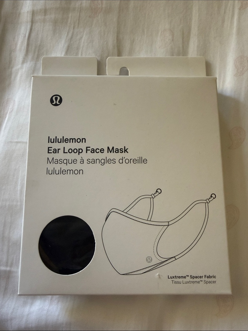lululemon athletica Black Ear Loop Face Mask - Women's